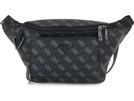 Guess Ανδρικό Τσαντάκι Μέσης Μαύρο HMMILO-P4256
