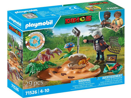 Playmobil Dinos Φωλιά Στεγόσαυρου & Κλέφτης Αυγών για 4-10 Ετών 71526