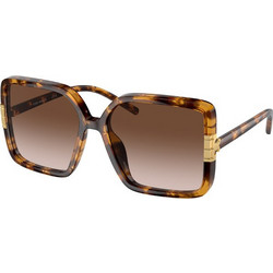 Tory Burch TB9075U 199213 Γυναικεία Γυαλιά Ηλίου Τετράγωνα Κοκάλινα Ταρταρούγα με Καφέ Polarized Φακό