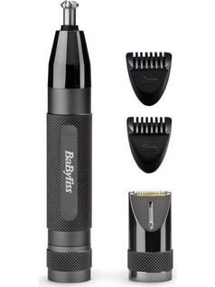 Babyliss E111E Super-X Trimmer Μηχανή Ανδρική Επαναφορτιζόμενη Προσώπου Μύτης Φρυδιών & Αυτιών