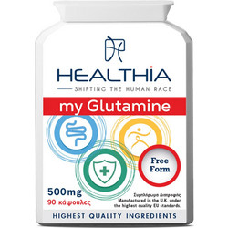 Healthia My Glutamine 500mg 90 Κάψουλες