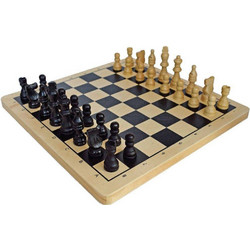 Σκάκι Ξύλινο με Πιόνια 30x30cm 86.07.013