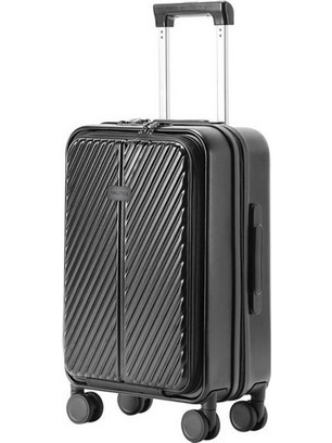 Nautica 2910 Βαλίτσα Καμπίνας 55x3.5x23cm με 4 Ρόδες Μαύρη
