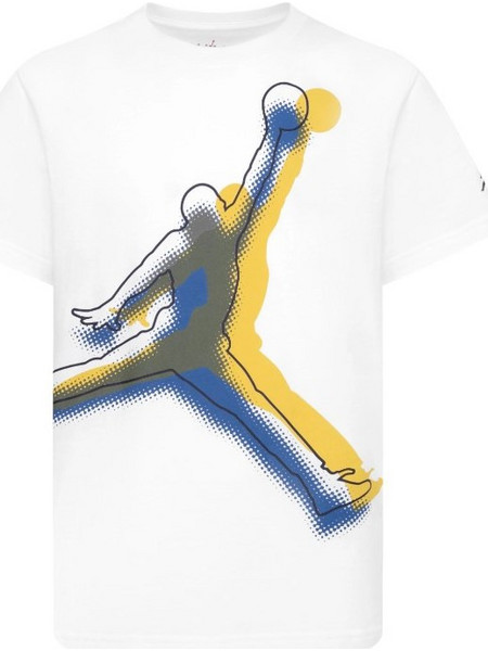 Nike Jordan Jumpman Stack Παιδικό T-Shirt Κοντομάνικο Λευκό 95C977-001