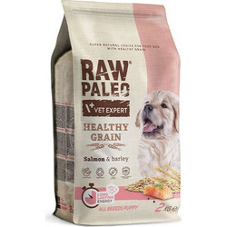 VetExpert Raw Paleo Healthy Grain Puppy with Salmon & Barley 10kg