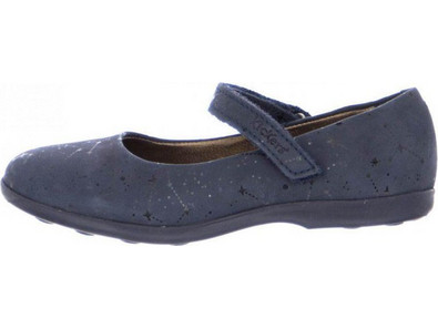 Kickers Παιδικές Μπαλαρίνες Δερμάτινες με Σκρατς Navy Μπλε 622412-30-103