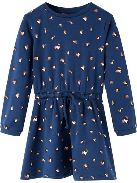 vidaXL Παιδικό Φόρεμα Navy Μπλε 13575