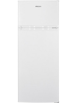 Robin CRT-2360 Δίπορτο Ψυγείο 206lt Υ143xΠ54.5xΒ55.5cm Inox