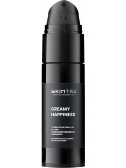 SkinTra Creamy Happiness Retinal 1% Face Night Αντιγηραντικό Ενυδατικό Serum Προσώπου για Ακμή με Ρετινόλη 30ml