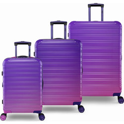 IFly Fibertech Ombre Σετ Βαλίτσες 3τμχ Midnight Berry