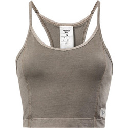 Reebok Classic Tank Top Γυναικείο Αθλητικό Crop Top Χακί HZ8127