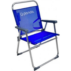 Panda Outdoor Καρέκλα Παραλίας Αλουμινίου Μπλε 19304