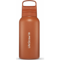LifeStraw Go Steel Κyoto Οrange 1lt