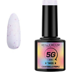 Elixir Semigel 1466 Chanterelle Purple Glitter Ημιμόνιμο Βερνίκι Νυχιών 8ml