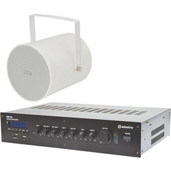 Adastra 6x WSP25W+RM120 Set Ηχείο Τοίχου 25W Αδιάβροχο με Bluetooth Λευκό