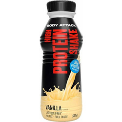 Body Attack High Protein Shake Vanilla Πρωτεΐνη Όγκου 500ml