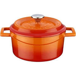 Lava Μαντεμένια Κατσαρόλα Πορτοκαλί 12cm 0.5lt