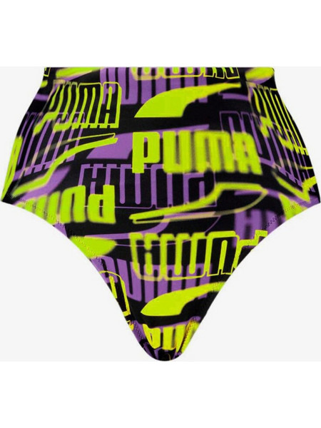 Puma Ψηλόμεσο Bikini Slip Μωβ Lime 938345-01