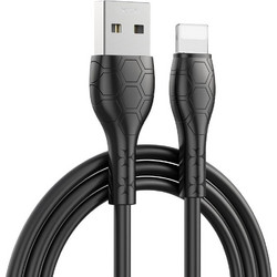 XO NB240 USB-A to Lightning Cable 1m Black 6920680839667