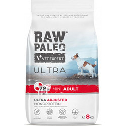 VetExpert Raw Paleo Ultra Mini Adult Monoprotein with Beef 8kg
