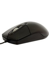A4Tech Ενσύρματο Ποντίκι Black