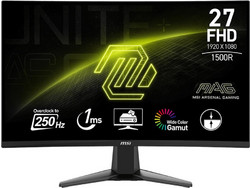 MSI MAG 27C6X VA Curved Gaming Monitor 27" 1920x1080 FHD 250Hz 1ms