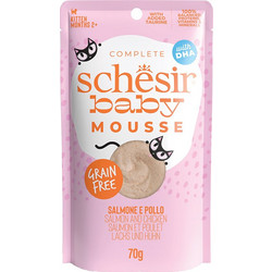 Schesir Baby Mousse Grain Free with Chicken & Salmon 70gr