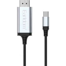 EARLDOM Καλώδιο HDMI Male to USB-C Male 2m Black