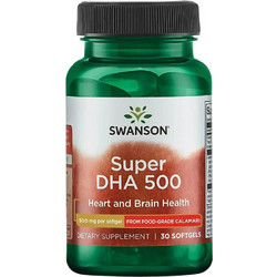 Swanson Super DHA 500 30 Μαλακές Κάψουλες