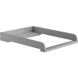PoliHome Lounge Βάση Αλλαξιέρας Μωρού Ξύλινη 78x59cm Γκρι