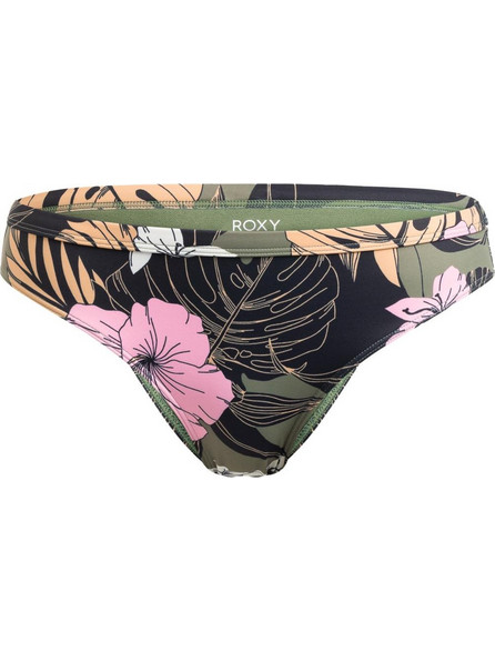 Roxy Bikini Slip Floral Μαύρο Ροζ ERJX404836-KVJ9