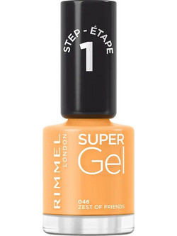 Rimmel Super Gel 46 Zest Of Friends Gloss Βερνίκι Νυχιών Μακράς Διαρκείας 12ml