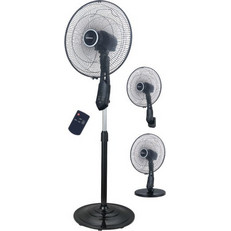 Daewoo DI-40HVF-3P2 Ανεμιστήρας Δαπέδου Ορθοστάτης 40cm 55W με Tηλεχειριστήριο Μαύρος