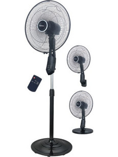 Daewoo DI-40HVF-3P2 Ανεμιστήρας Δαπέδου Ορθοστάτης 40cm 55W με Tηλεχειριστήριο Μαύρος