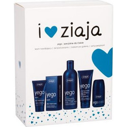 Ziaja Men Yego Shower Gel 300ml + Moisturizing Cream SPF6 50ml + After Shave 75ml + Deodorant 60ml