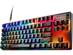 SteelSeries Apex 9 Μηχανικό Gaming Πληκτρολόγιο TenKeyLess με SteelSeries Linear Optipoint Διακόπτες RGB Black