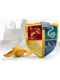 The Noble Collection Harry Potter Hogwarts Crest & Golden Snitch NN7567