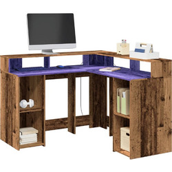 vidaXL Γωνιακό Γραφείο Ξύλινο 130x130x91cm 3309454