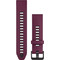 Garmin QuickFit 20 Λουράκι Σιλικόνης Merlot / Graphite (Garmin Fenix 5S / 5S Plus / 6S / 6S Pro / 7S / 7S Pro)