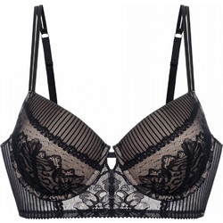 Dorina Skylar Σουτιέν Balconette Push Up με Μπανέλα Μαύρο FXTT0079LA091-BK0004
