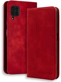 Bodycell Pu Leather Book Red (Huawei P40 Lite)