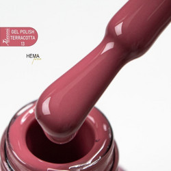 Alezori Terracotta 13 Ημιμόνιμο Βερνίκι Νυχιών 15ml