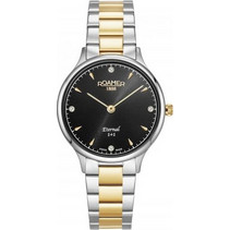 Roamer Eternal Γυναικείο Ρολόι με Ασημί Χρυσό Μεταλλικό Μπρασελέ 863857475550