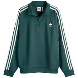 adidas Adicolor Funnel Neck Track Top Ανδρικό Αθλητικό Φούτερ με Κουκούλα Κυπαρισσί IZ2502