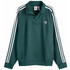 adidas Adicolor Funnel Neck Track Top Ανδρικό Αθλητικό Φούτερ με Κουκούλα Κυπαρισσί IZ2502