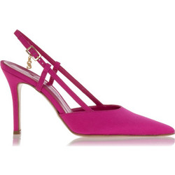 Sante Γόβες Suede Slingback με Τακούνι Στιλέτο Φούξια 23-213-43