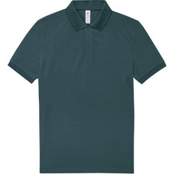 B&C Collection Ανδρική Μπλούζα Polo Κοντομάνικη Πετρόλ PU426