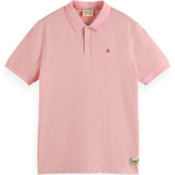 Scotch & Soda Ανδρική Μπλούζα Polo Κοντομάνικη Ροζ 171722-2070