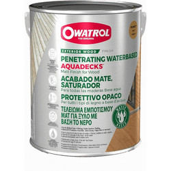 Owatrol Λάδι Εμποτισμού Ξύλου Νερού Ματ 5lt