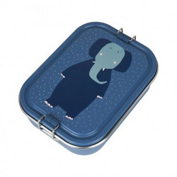 Trixie Mr. Elephant Ανοξείδωτο Παιδικό Δοχείο Φαγητού Μπλε 1lt